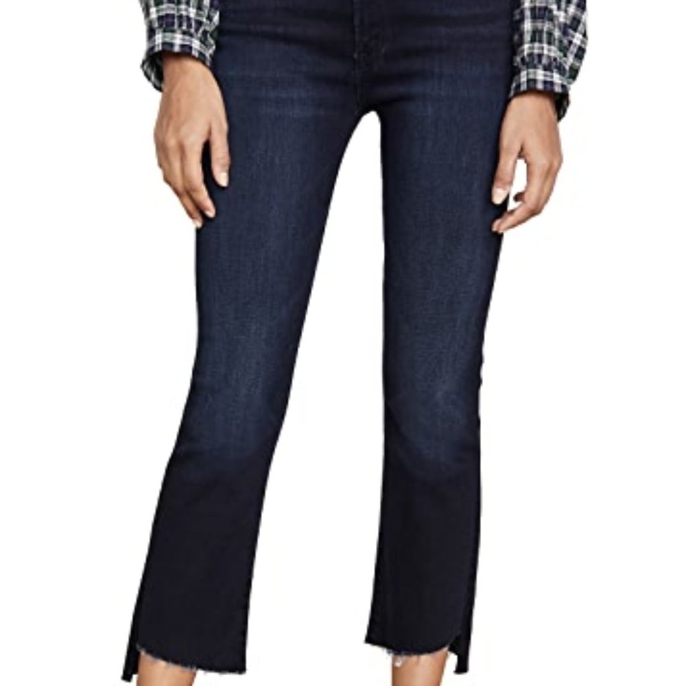 MOTHER Denim The Insider Crop Step Fray Size 27